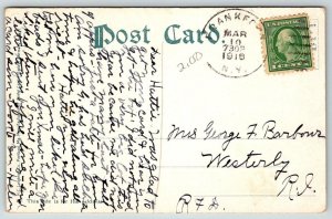 1916   Moonlight in the Adirondacks  New York   Postcard