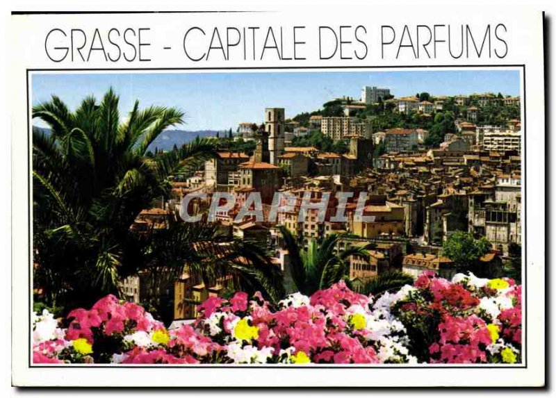 Postcard Modern perfume capital Grasse