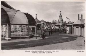 Festival Of Britain The Dance Pavilllion Fun Fair London Southbank RPC Postcard