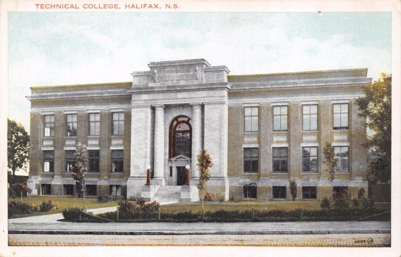 HALIFAX  NOVA SCOTIA CANADA~TECHNICAL COLLEGE POSTCARD