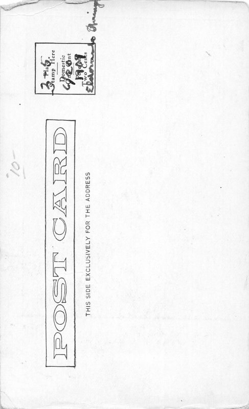 H52/ Eldorado Springs Colorado Postcard c1910Ivy Baldwin High Wire Walker 199