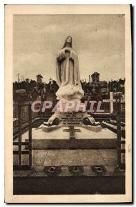 Postcard Old high Monument to the Cemetery of the Carmelites of Lisieux