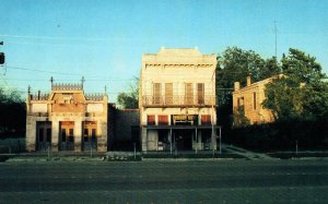 Fredericksburg, Texas - The White Elephant Saloon & Keidel Drugstore - c1950