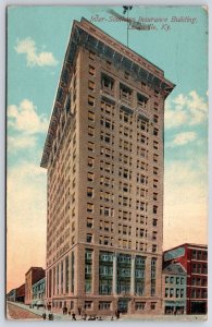 Vintage Postcard 1914 Inter-Southern Insurance Building Louisville Kentucky KY