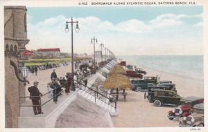 Florida Daytona Beach Boardwalk Along The Atlantic Ocean Curteich