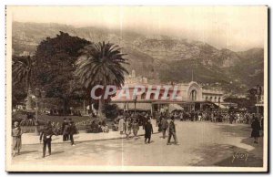 Postcard Old La Douce France Cote D Azur Monte Carlo Cafe de Paris
