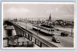 Bonn North Rhine-Westphalia Germany Postcard View of the Bridge Beuel c1940's