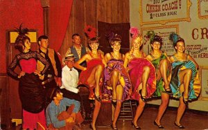 CRYSTAL PALACE REVUE Ogallala, Nebraska Can-Can Girls Showgirls Vintage Postcard