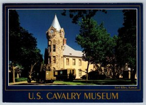 US Cavalry Museum, Fort Riley, Kansas, Chrome Postcard