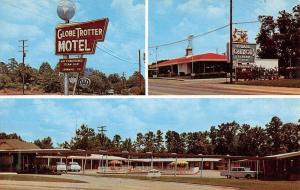 Longview Texas Globtrotter Motor Hotel Multiview Vintage Postcard K35792