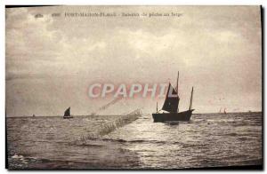 Old Postcard Fort Mahon Plage off the fishing boats