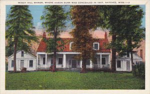 Mississippi Natchez Windy Hill Manor