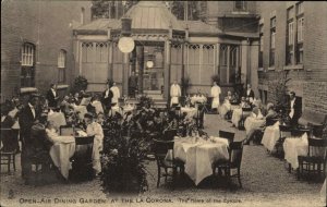 Tuck Montreal Quebec PQ La Corona Open-Air Dining c1910 Vintage Postcard