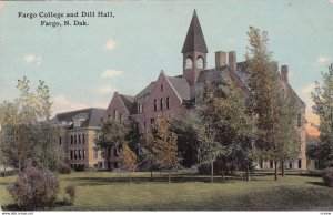 FARGO, North Dakota, PU-1911; Fargo College and Dill Hall