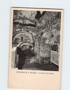 Postcard La Cripta di S. Eusebio, Catacomba Di S. Callisto, Rome, Italy