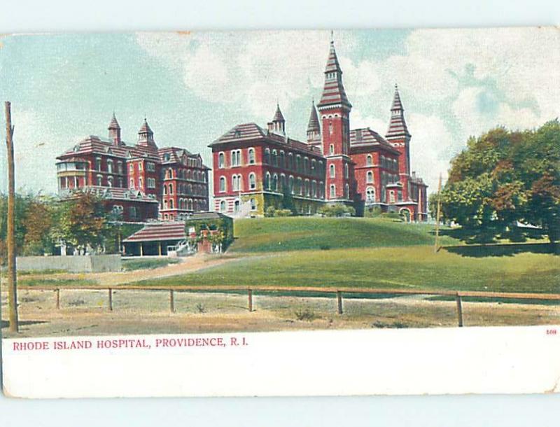 Pre-1907 HOSPITAL SCENE Providence Rhode Island RI W3372