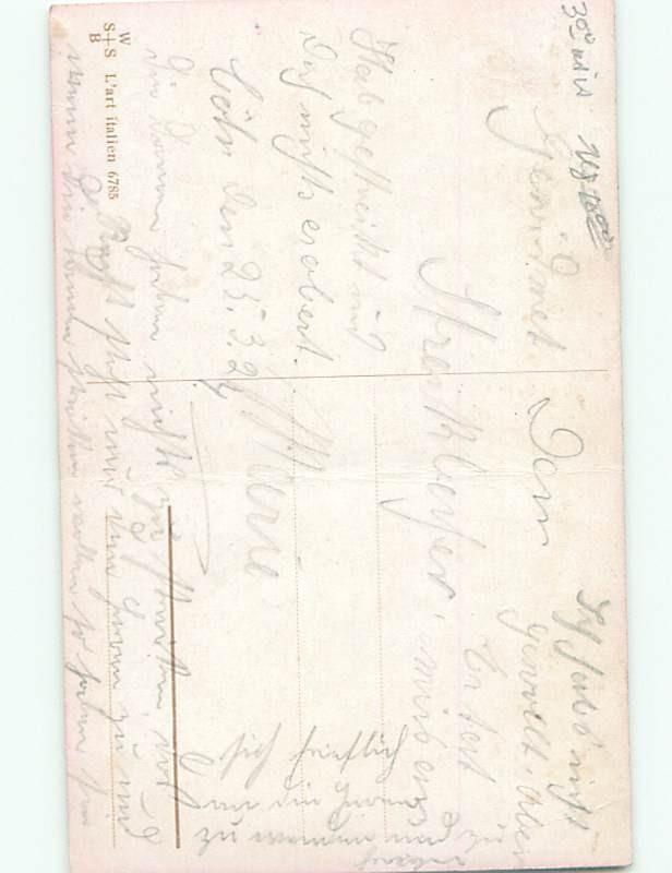 Divided-Back ROMANTIC COUPLE Great Postcard AA7503