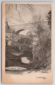 Ossining NY Double Arch Westchester County By Wm Terhune Postcard C39