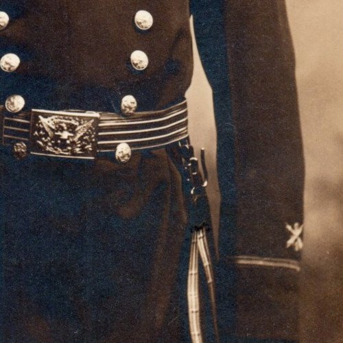 Army Artillery Soldier With Medals Real Photo Postcard RPPC