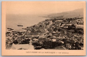 Vtg Saint Pierre Martinique View Before Volcanic Eruotion 1900s Old Postcard