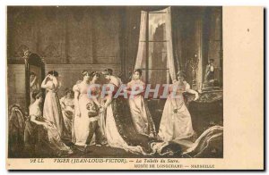 Old Postcard Jean Louis Victor Viger The Toilet Rite Marseille Longchamp Museum