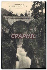 Old Postcard Cauterets Pont d'Espagne