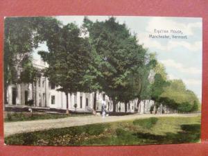 Postcard VT Manchester Equinox House Published by Hard's Drug Store