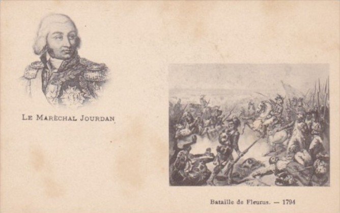 France Le Marechal Jourdan Bataille de Fleures 1794