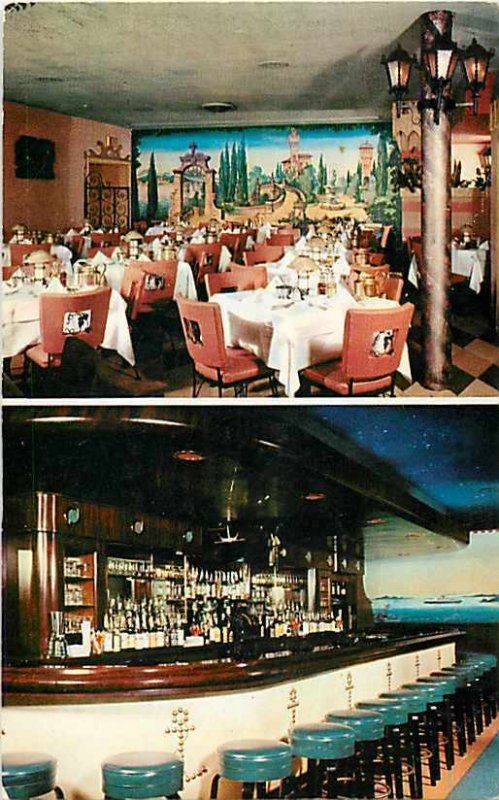 IL, Chicago, Illinois, Agostino's Restaurant, MultiView, Curteich No 6CK2987