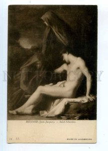 245719 NUDE Man SAINT SEBASTIEN by HENNER Vintage PC