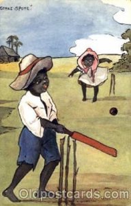 Cricket Black Americana 1912 crease left top corner in two places, some corne...