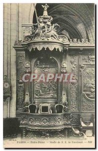 Old Postcard Paris Notre Dame Stall S E Cardinal