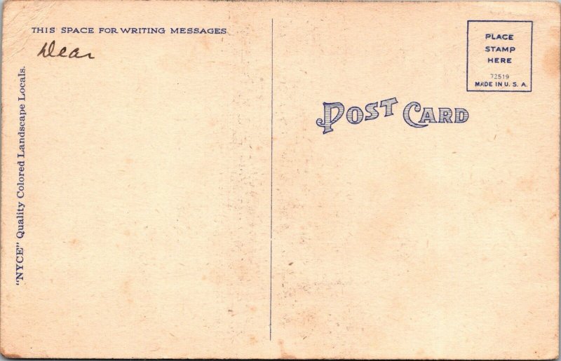 Neshaminy Pennsylvania Greetings Antique Vintage Postcard JF7