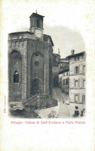 Italy Perugia Chiesa di Sant Ercolano e Porta Marzia 05.38