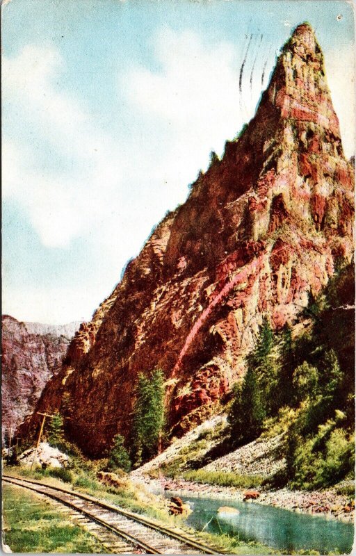 Currecanti Needle Black Canyon Colorado Scenic Southwest DB Cancel WOB Postcard