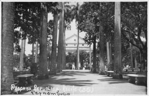 Sao Antonio Brazil view of Praca da Republica real photo pc Y14981