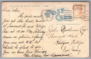 1924 D.L.& W. Bridge Between Water Gap And Portland Pennsylvania Posted Postcard