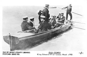 BR67386 old cowes boat  isle of wight brading haven  real photo   uk 14x9cm