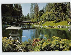 Postcard Nitobe Gardens, University of British Columbia, Vancouver, Canada