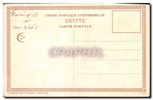 Postcard Ancient Egypt Egypt Cairo - Pyramids Chops and Cheffren the Sphinx a...