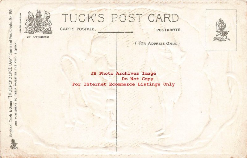 July 4th, Tuck Independence Day No 159-12, Framing Declaration of Independence