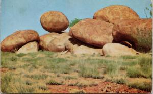 Devils Marbles Stuart Highway Australia Postcard E45