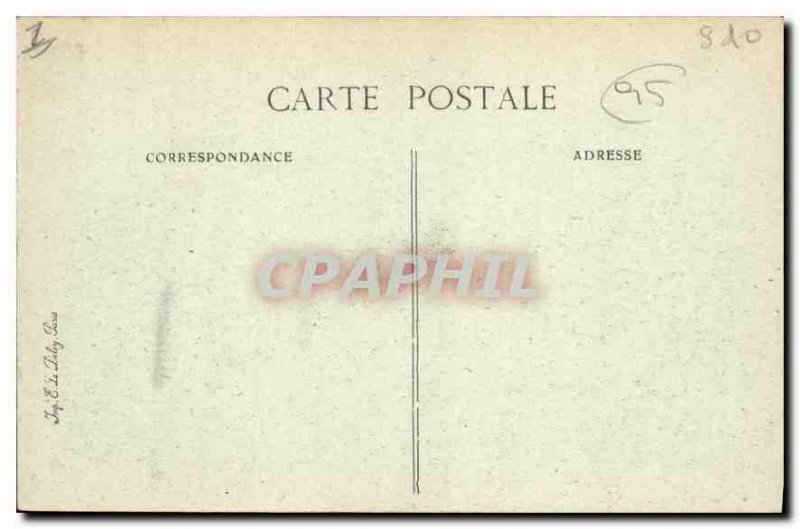 Old Postcard Franconville Grill du Chateau