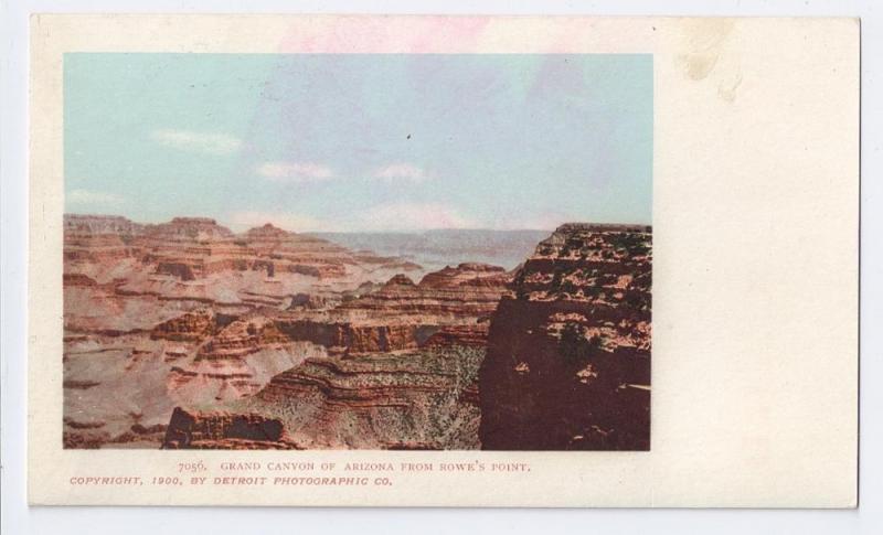 Grand Canyon from Rowe's Point UDB 1900 Detroit Photographic