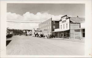 Whitehorse YT Whitehorse Inn Burns Co Butchers Yukon Photo Service Postcard G65