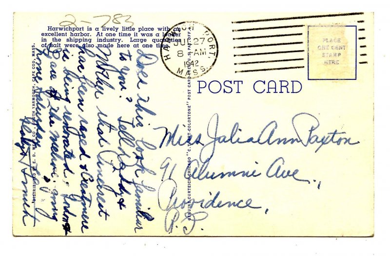 MA - Harwichport. Wychmere Harbor.