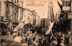 Belgium Antwerpen Juwelenstoet 1923 Praalwagens, Floats Antwerp Postcard C196