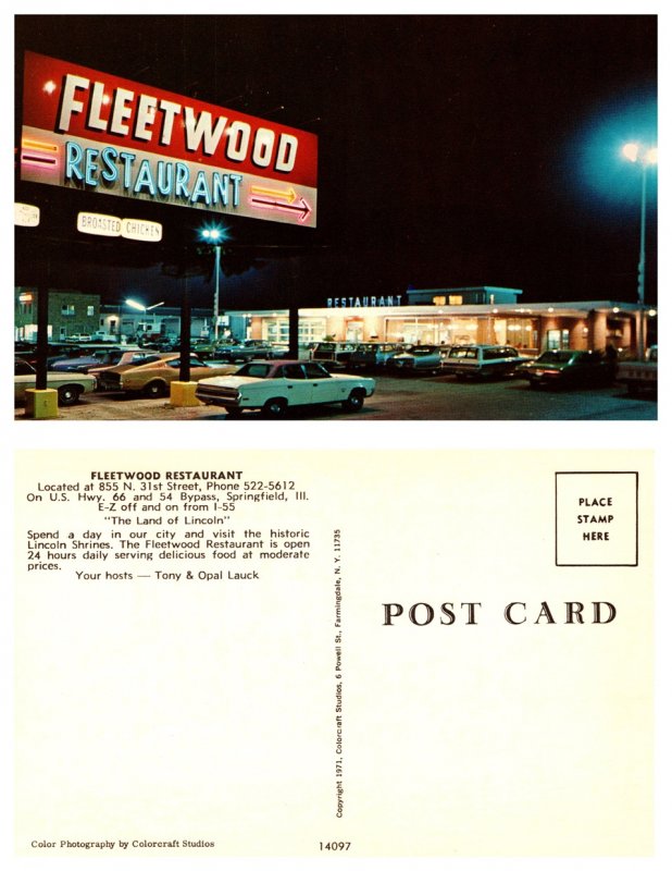 Fleetwood Restaurant, Springfield, Illinois (8502)