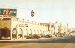 Tijuana Mexico Main Street Los Portales Curios Vintage Postcard (J31999)