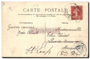 Old Postcard hitch Vichy Bridge Vichy Bourbonnais hitch